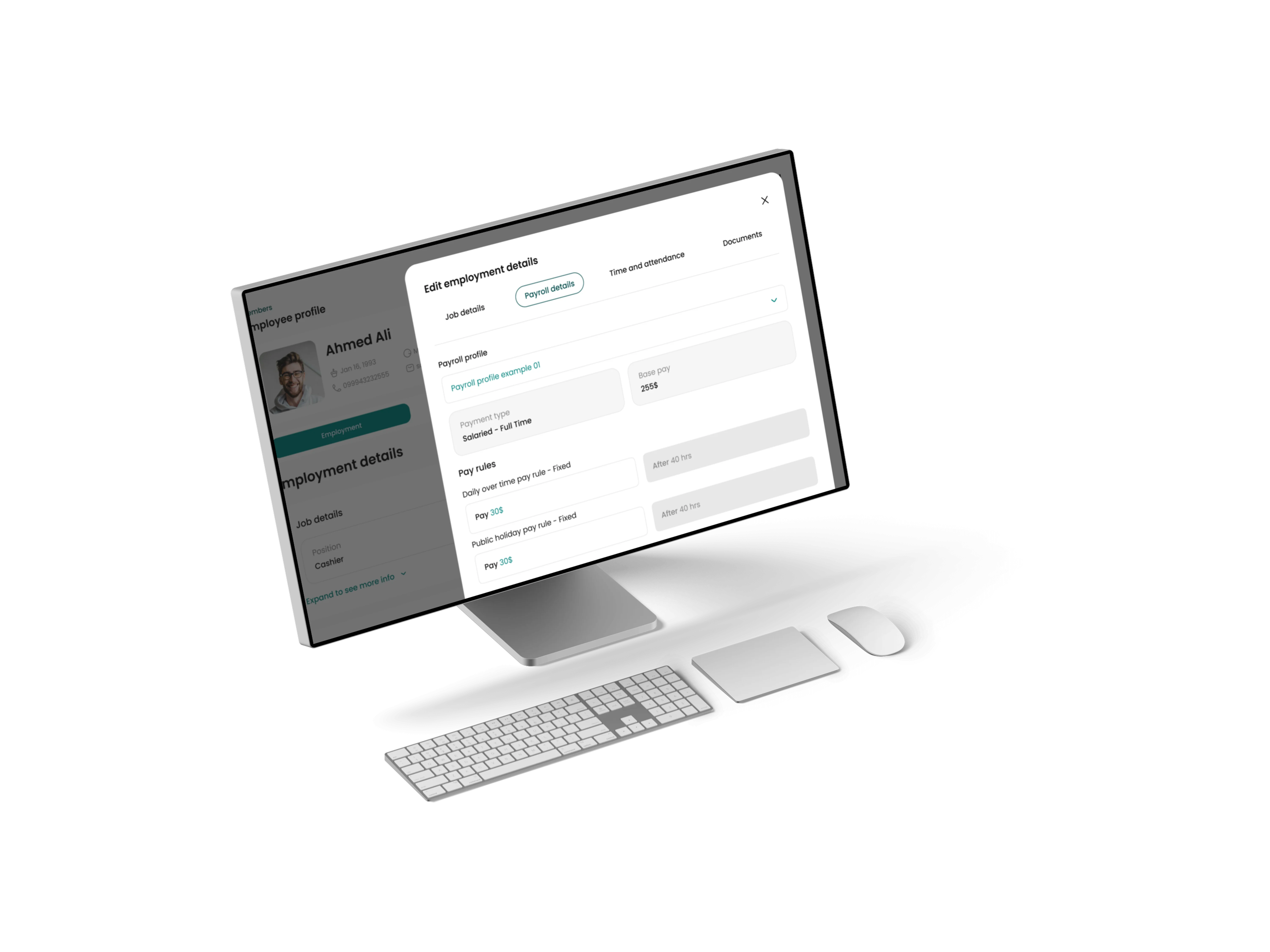 Standard profiles. Employee-specific rates when you need them.